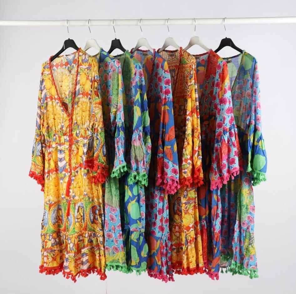 Tunika Zitrone-Stil