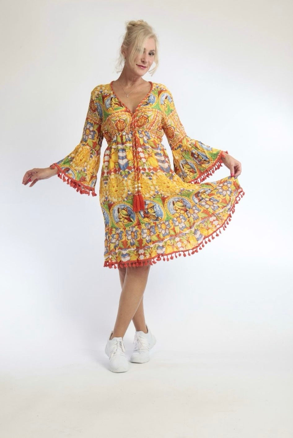 Tunika Zitrone-Stil