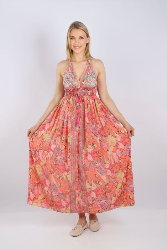 Ibiza-Kleid Neckholder